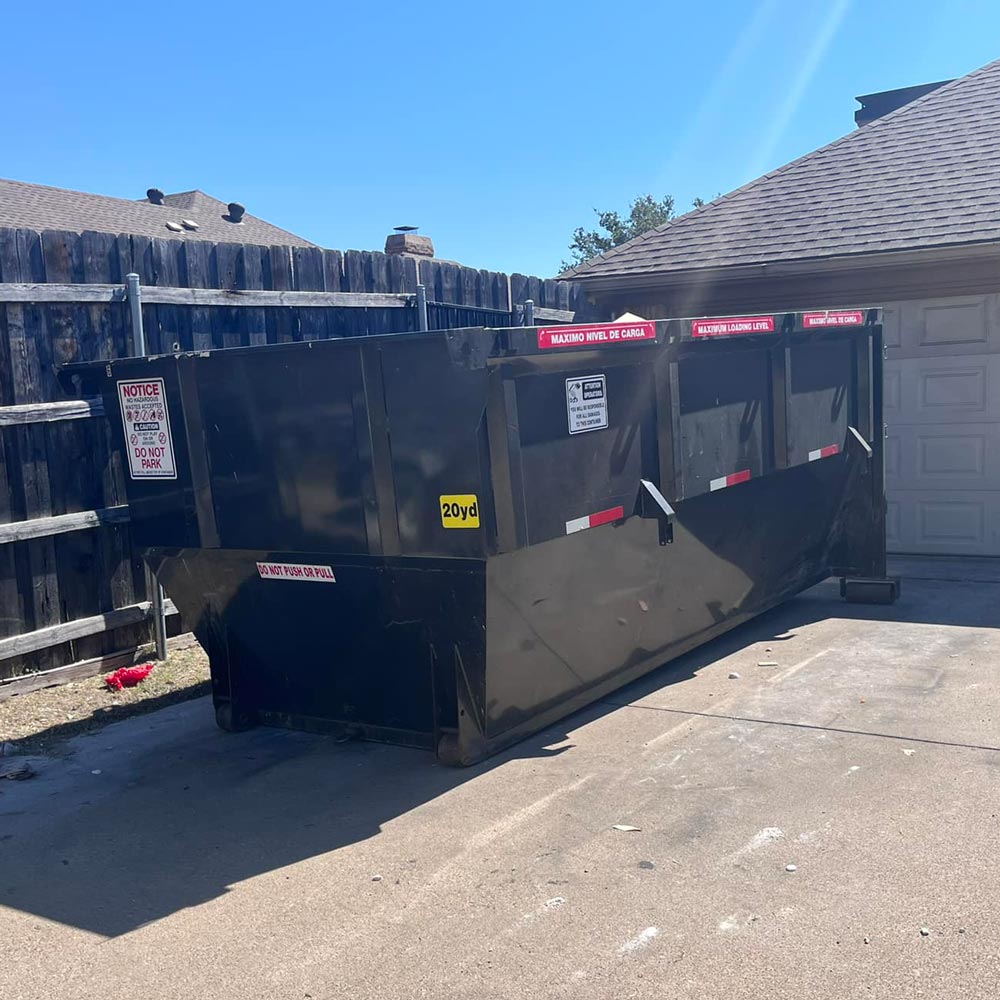 Paint Recycling Roll Of Dumpster TX